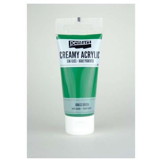 Χρώμα ακρυλικό Creamy Semi-Gloss 60ml Pentart – Grass green