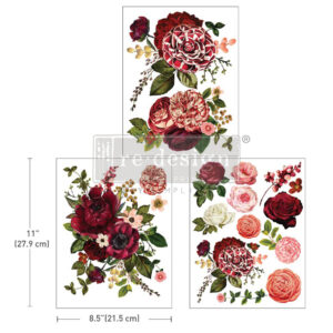 Redesign Décor Transfers® -Middy - Burgundy Love