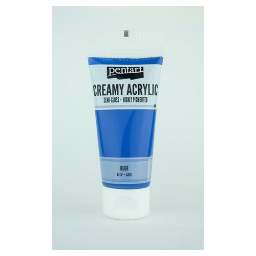 Χρώμα ακρυλικό Creamy Semi-Gloss 60ml Pentart – Μπλέ