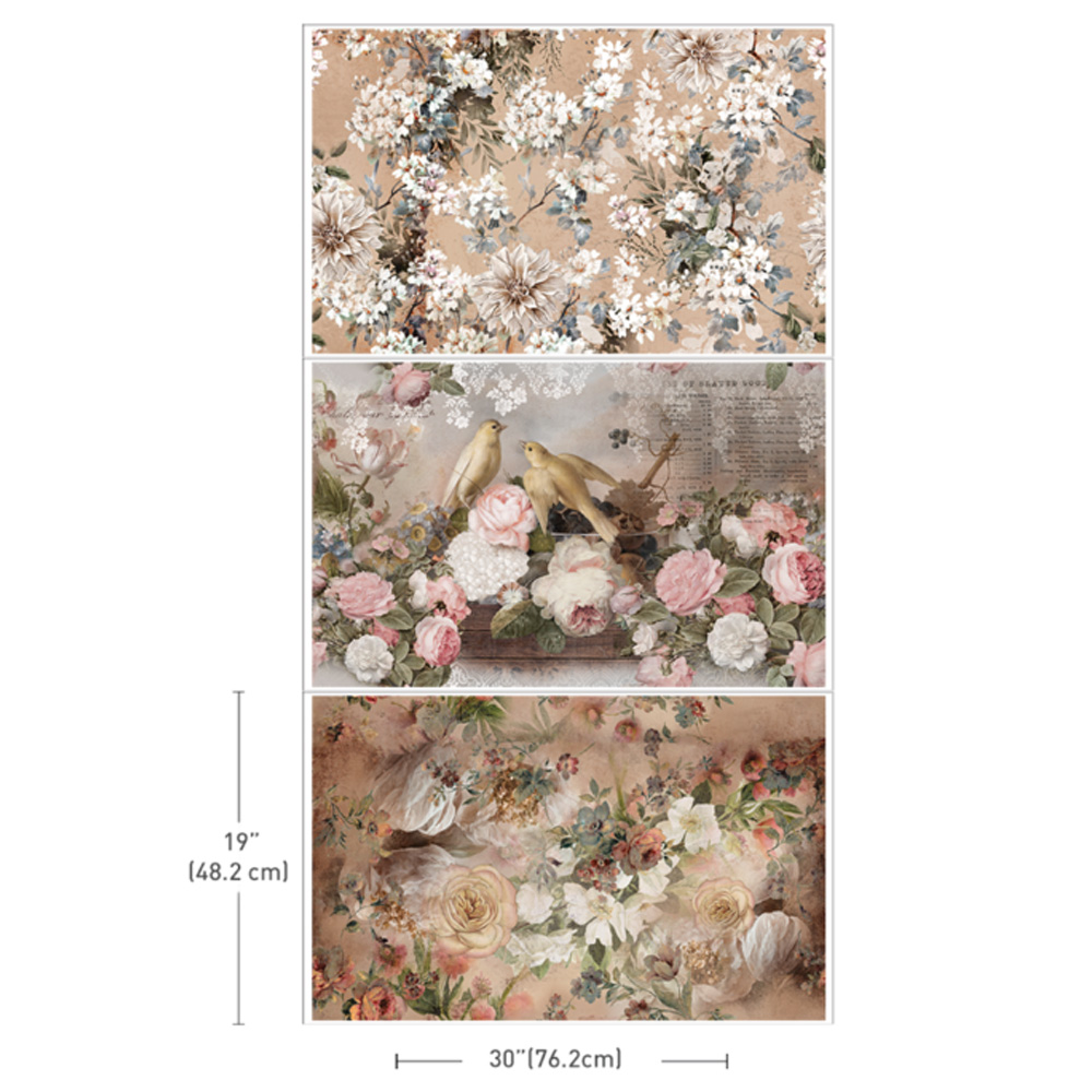 Re design Decoupage Decor Tissue Paper Pack – Romance In Bloom