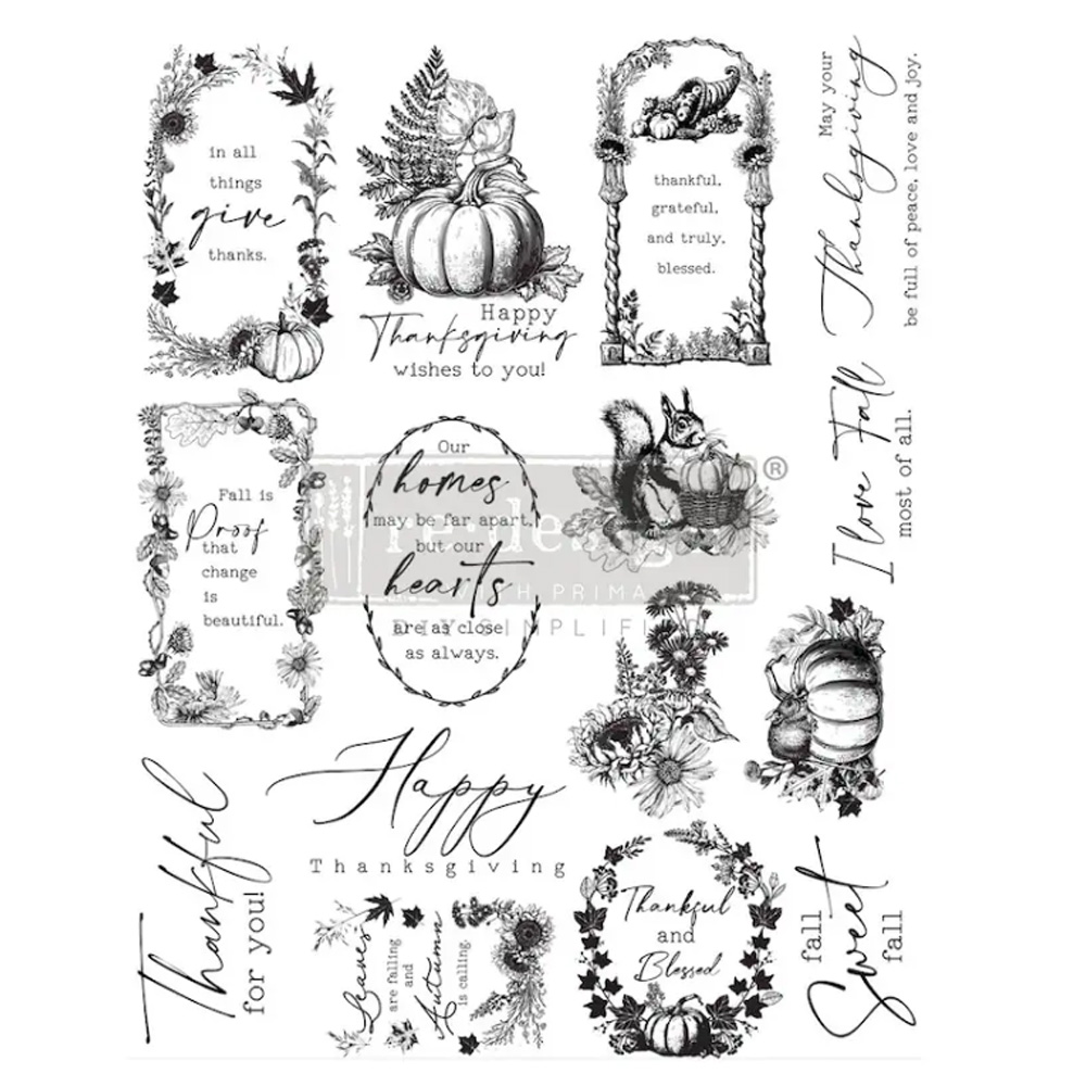 Decor Clear Stamp - Fall Sweet Fall