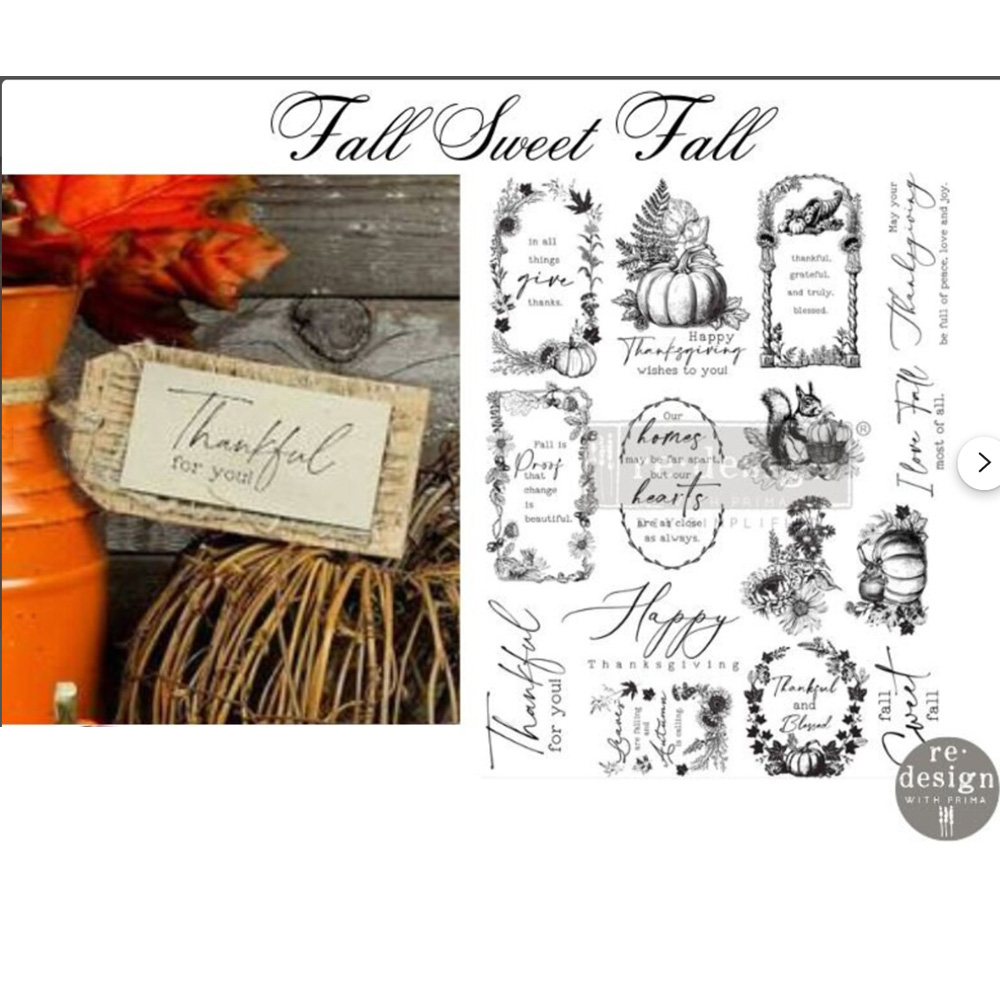 Decor Clear Stamp - Fall Sweet Fall - Image 2
