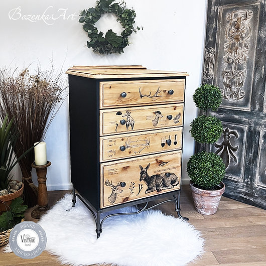 Χρώμα κιμωλίας Vintage Paint , Black Velvet - Image 3