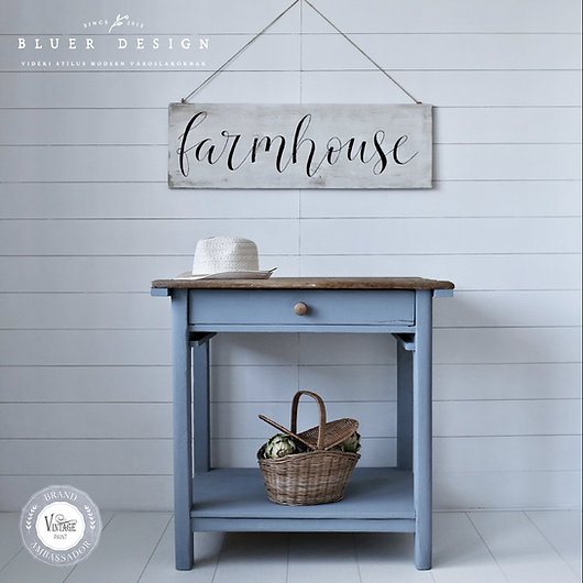 Χρώμα κιμωλίας Vintage Paint , Ocean Blue - Image 2