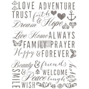 Redesign Décor Transfers® - Words to Live By