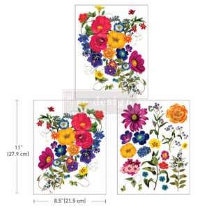 Redesign Décor Transfers® -Middy - Floral Kiss