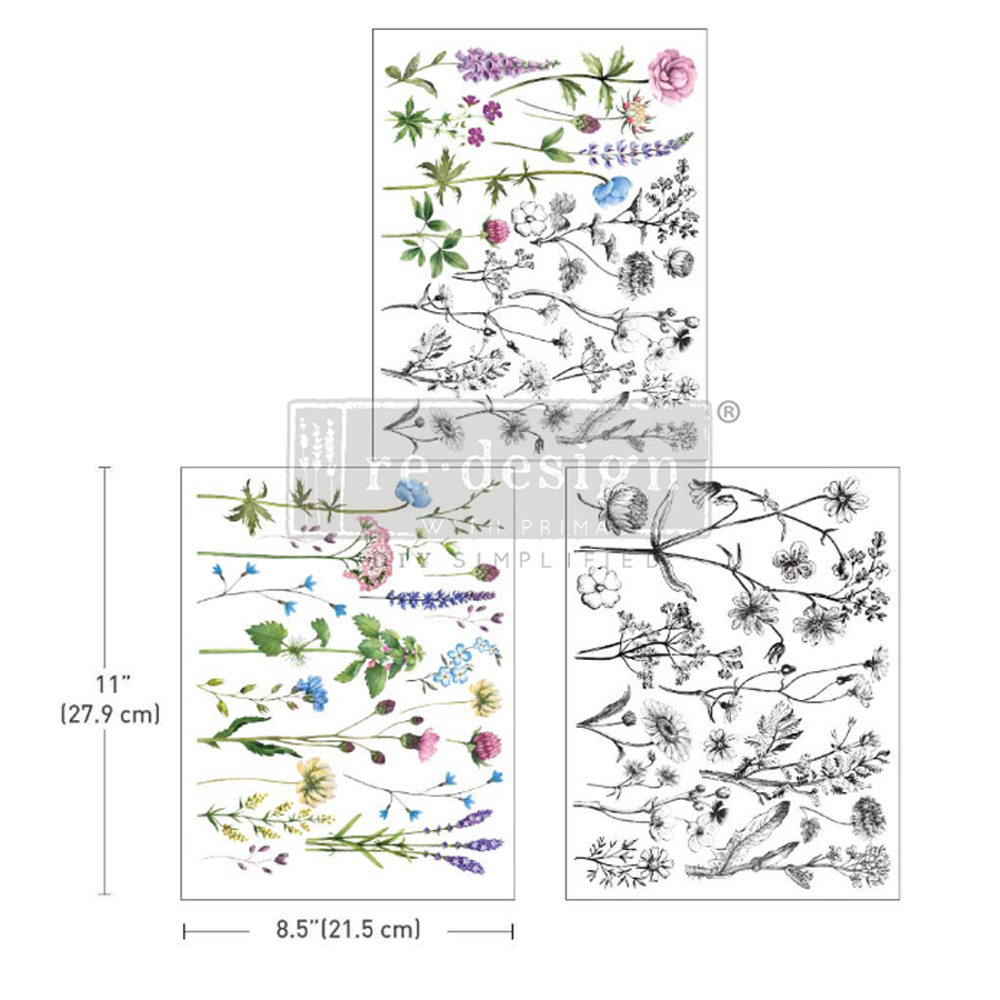 Redesign Décor Transfers® -Middy - Tiny Flowers