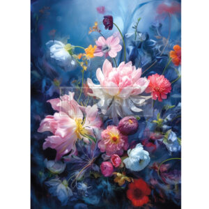 Re design A1 Decoupage Fiber – Enchanted Garden