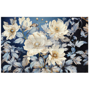Re design Tissue Paper , Cerulean Blooms