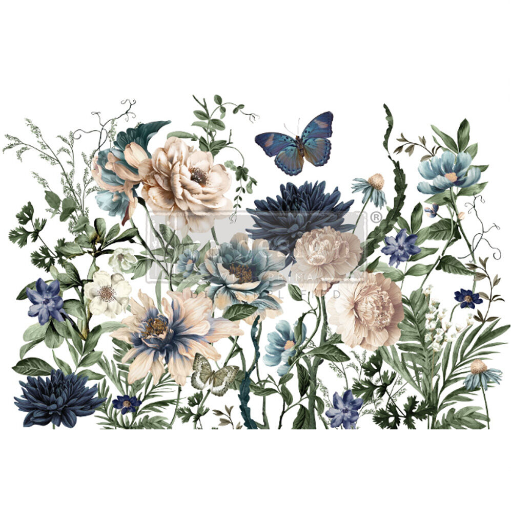 Redesign Décor Transfers® - Cerulean Blooms