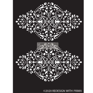 Re design Decor Stencils® - Dotted Flourish 9x13.5cm