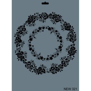 Stencil New Rich, 35x25cm