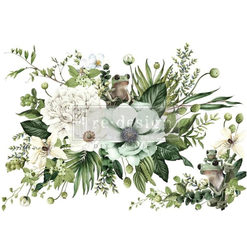 Redesign Décor Transfers® - Froggy Meadow Greens