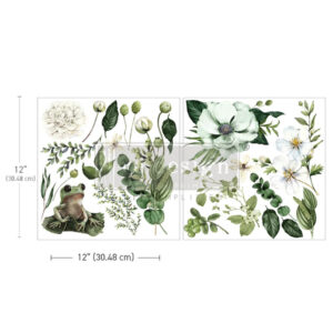 Redesign Décor Transfers® - Maxi Transfers™ - Froggy Meadow Greens
