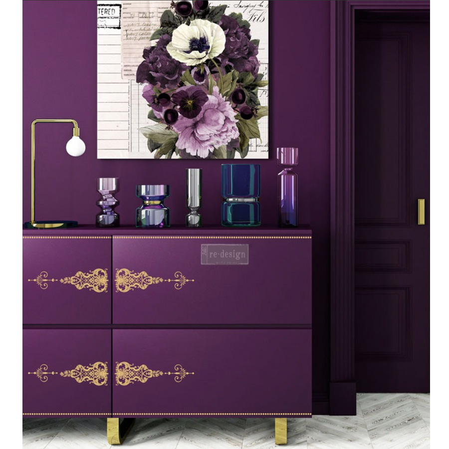 Redesign Gold Transfer - Gilded Baroque Scrollwork - Image 3