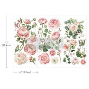 Redesign Décor Small Transfers® - Blushing Blooms