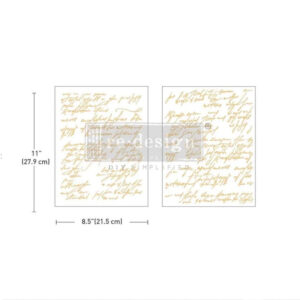 Redesign Middy Foil Transfers® Kacha - Shimmering Script