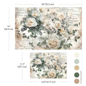 Re design Double Delight Decoupage Fiber Paper Set - My Garden Whimsy