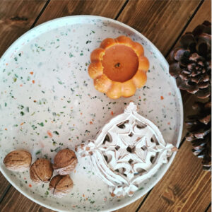 Δίσκος Terrazzo Φ30, Citrus Forest , Jesmonite