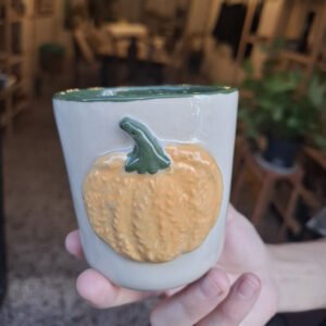 Cup with pumpkin
